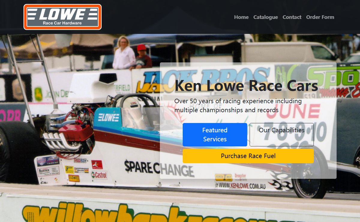 Home :: Ken Lowe Race Cars