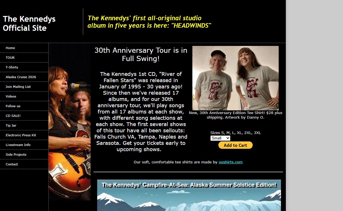 The Kennedys Music Homepage