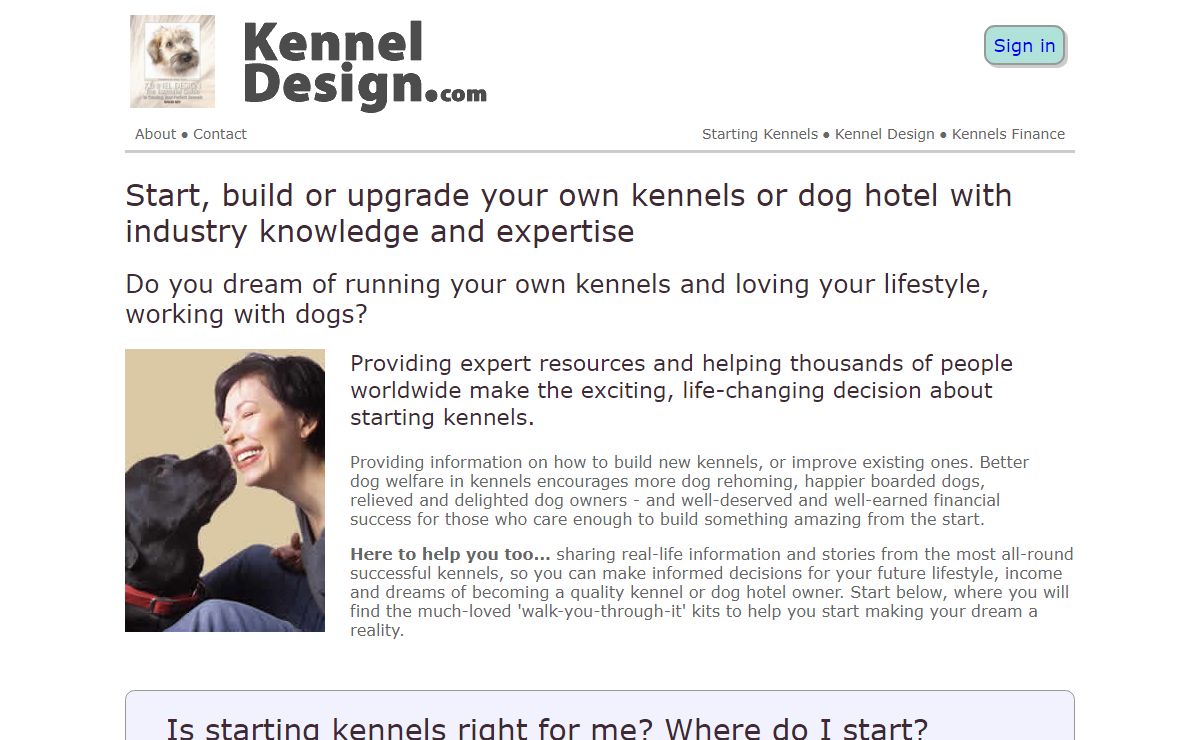 Kennel Designs for Professionals, Dog Boarding and Rescue/Rehoming Centres