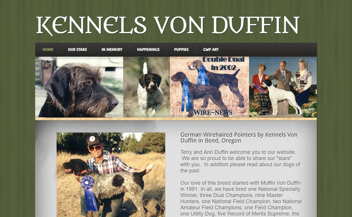 KENNELS VON DUFFIN - Home