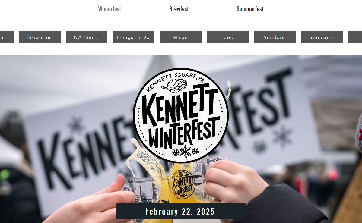 Kennett Brewfest | Winterfest | Craft Beer Festival | Kennett Square, PA