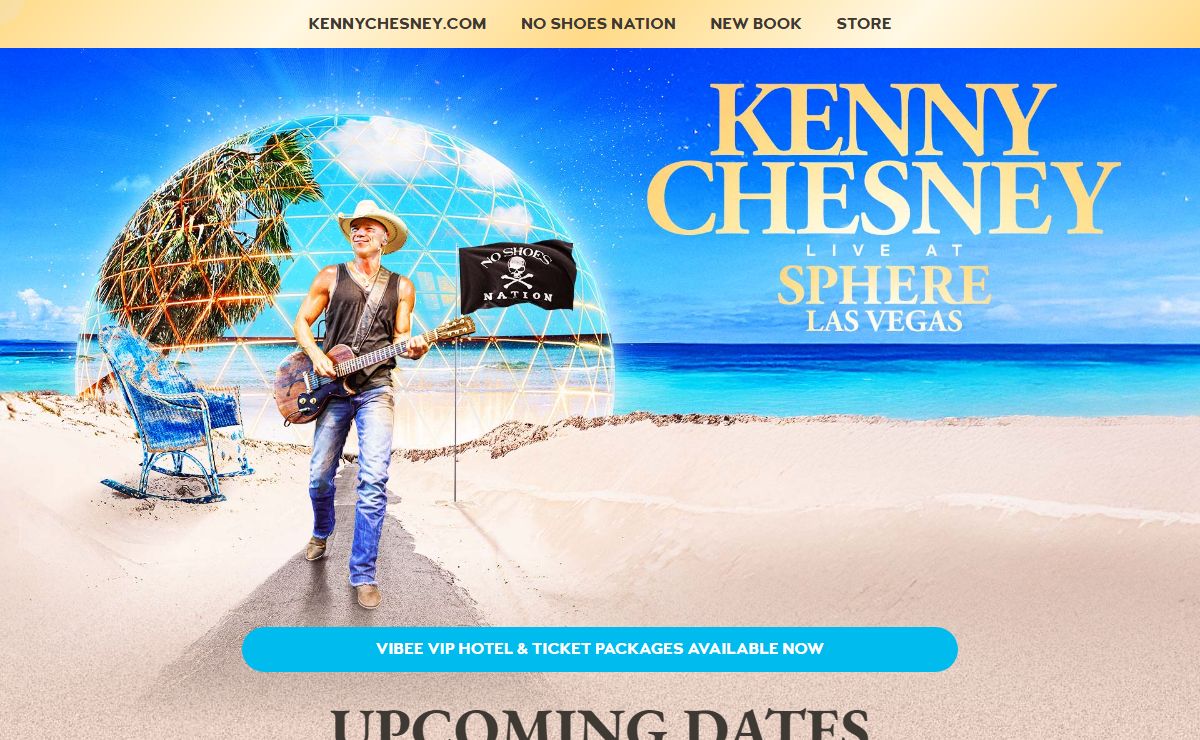 Kenny Chesney Live At Sphere Las Vegas