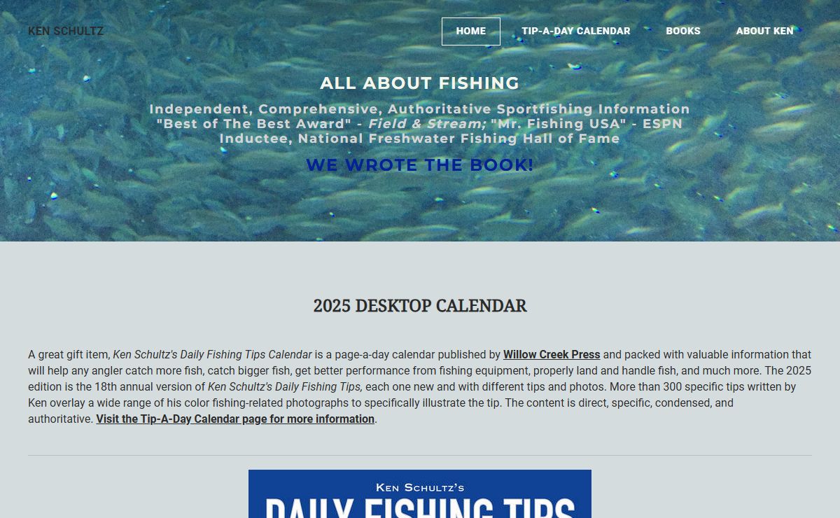 KEN SCHULTZ - Ken Schultz - All Things Fishing