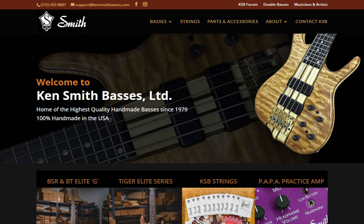 Home - Ken Smith Basses