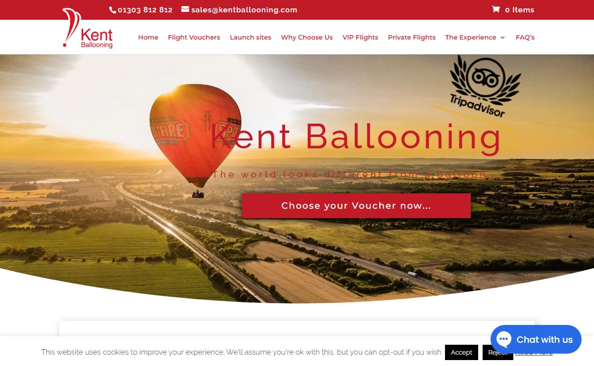 Kent Ballooning | Hot Air Balloon Flights & Rides in Kent