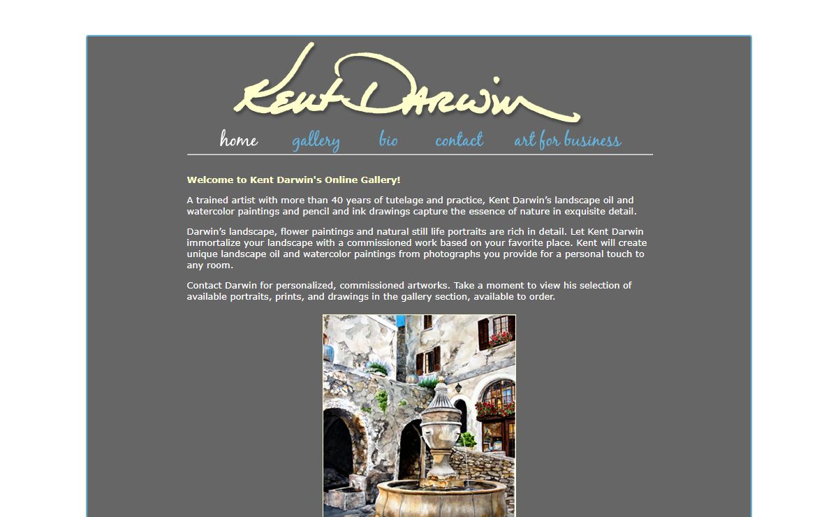 Landscape Oil Paintings and Flower Pencil Drawings | Kent Darwin Art