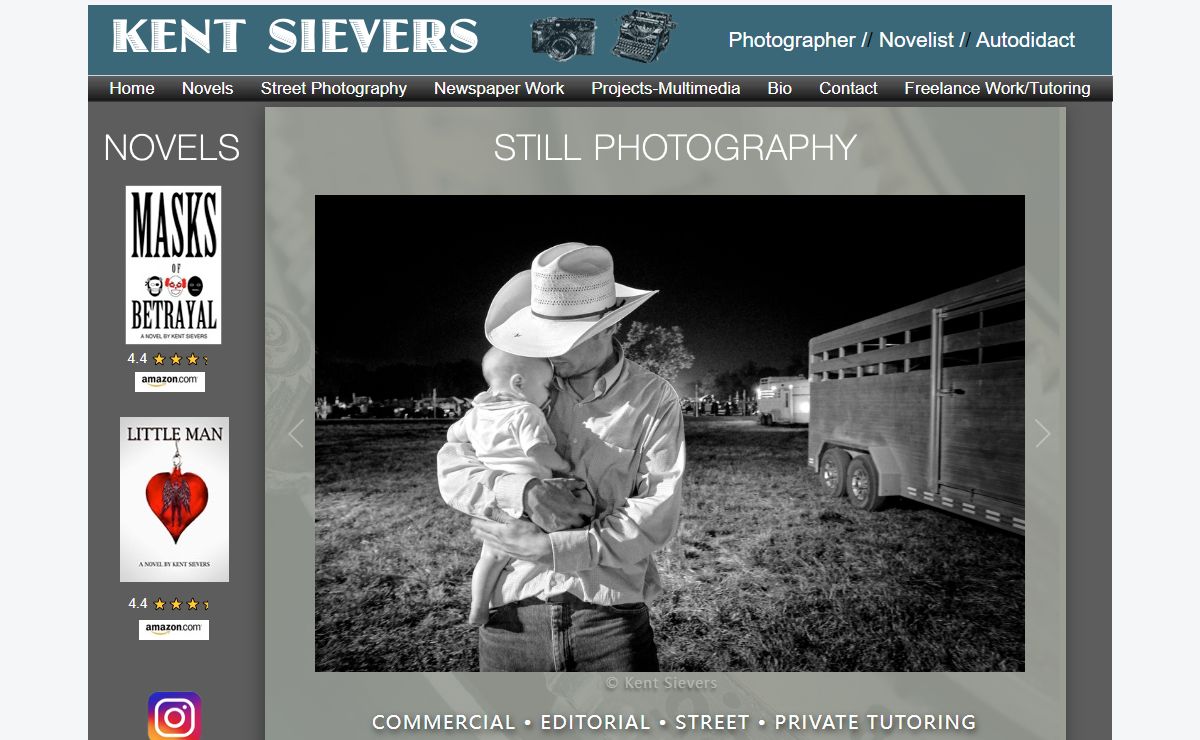Photographer and Novelist Kent Sievers Papillion, Nebraska