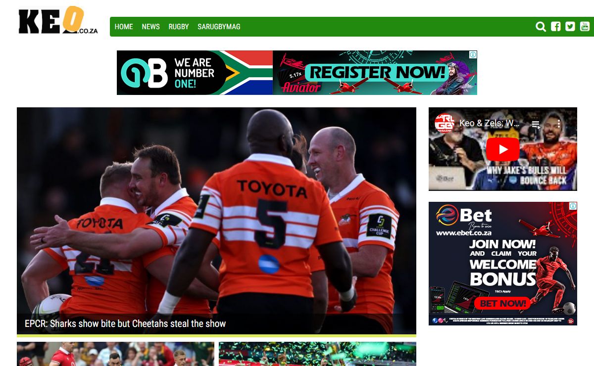KEO.co.za - Springbok, Currie Cup and Super rugby opinion from Mark Keohane