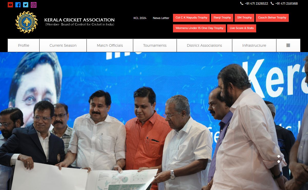 Kerala Cricket Association | Official Website