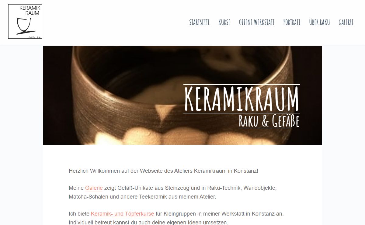 Keramikraum | Raku Schalen, Schmuck und Objekte