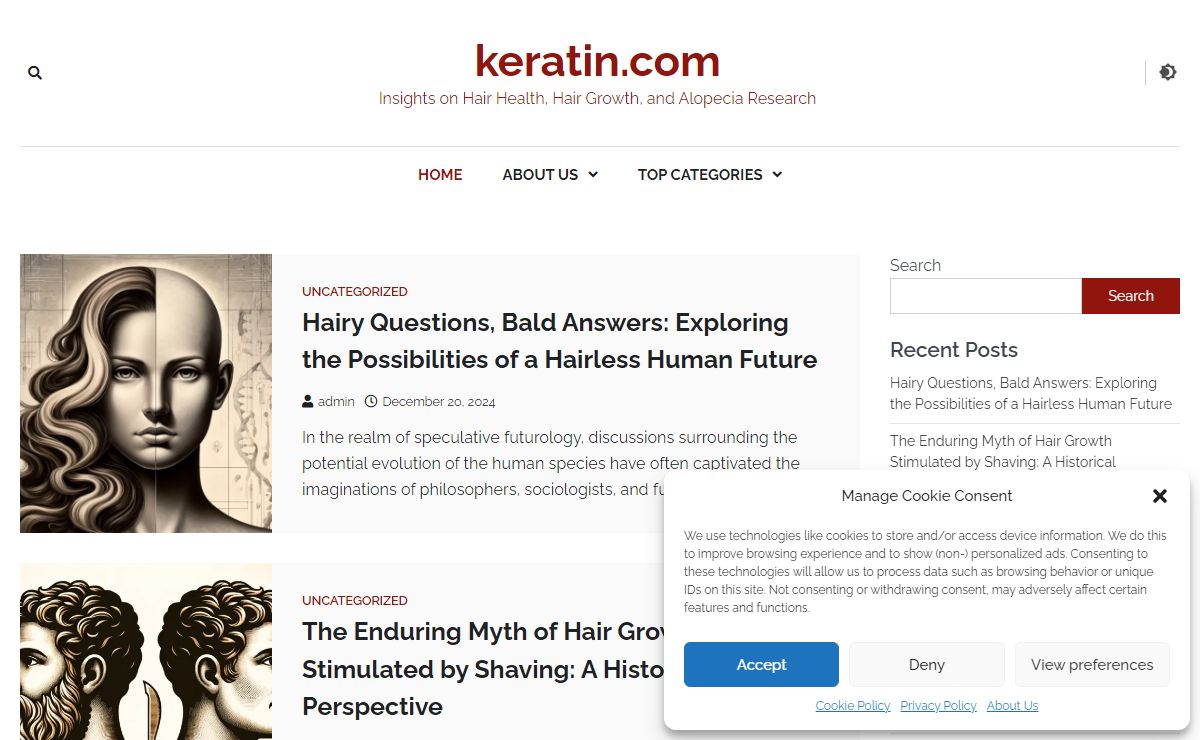 keratin.com - Insights on Hair Health, Hair Growth, and Alopecia Research