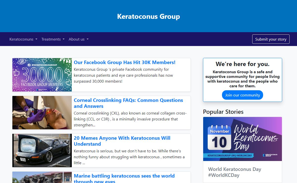 Keratoconus Group | Support Community