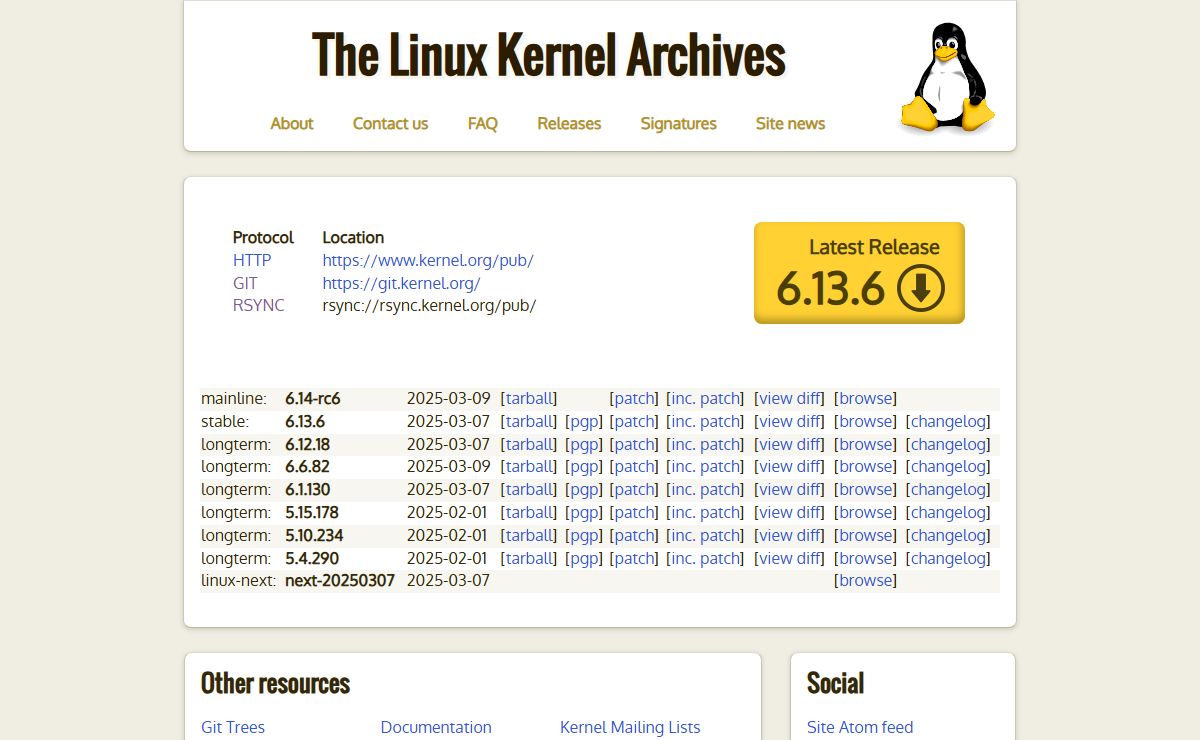 The Linux Kernel Archives