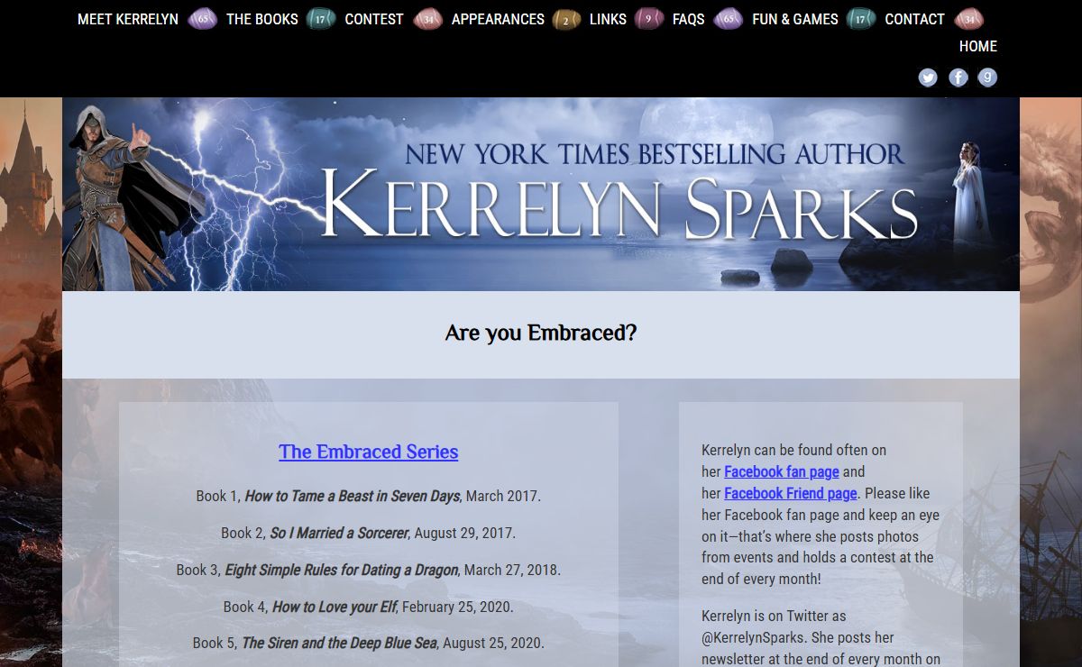 Kerrelyn Sparks - www.kerrelynsparks.com - Romance Author