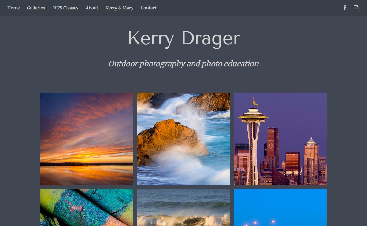 Outdoor photos, tips, critiques, courses, prints for sale and workshops.