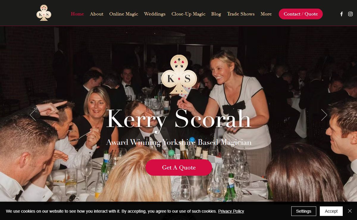 Kerry Scorah | Female Magician | Yorkshire