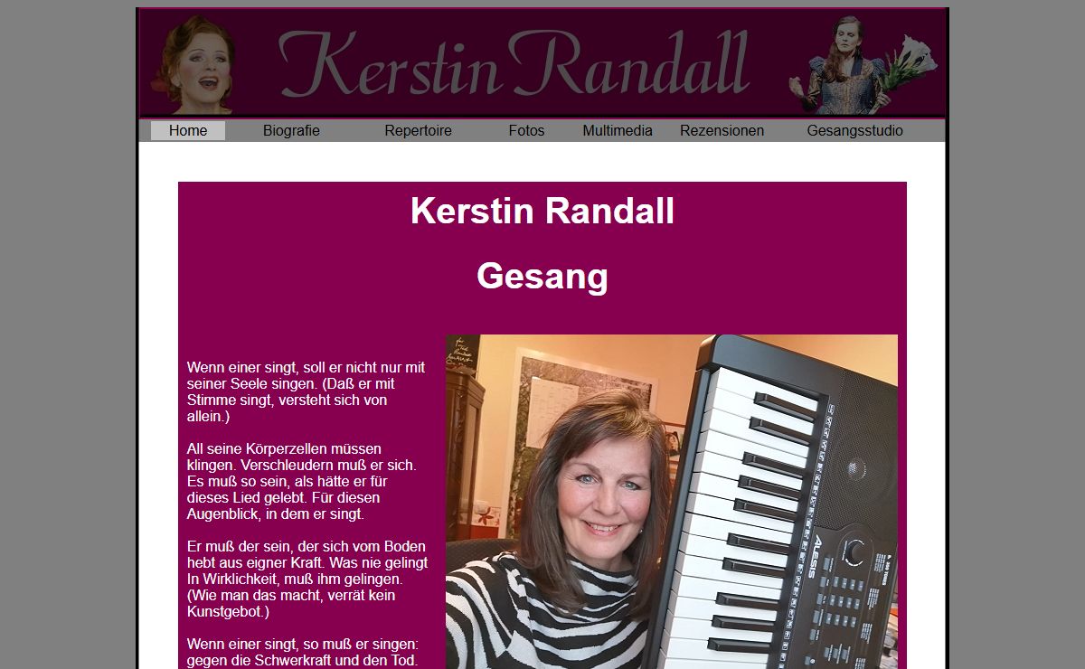 Kerstin Randall German Opera Soprano Singer Sopran