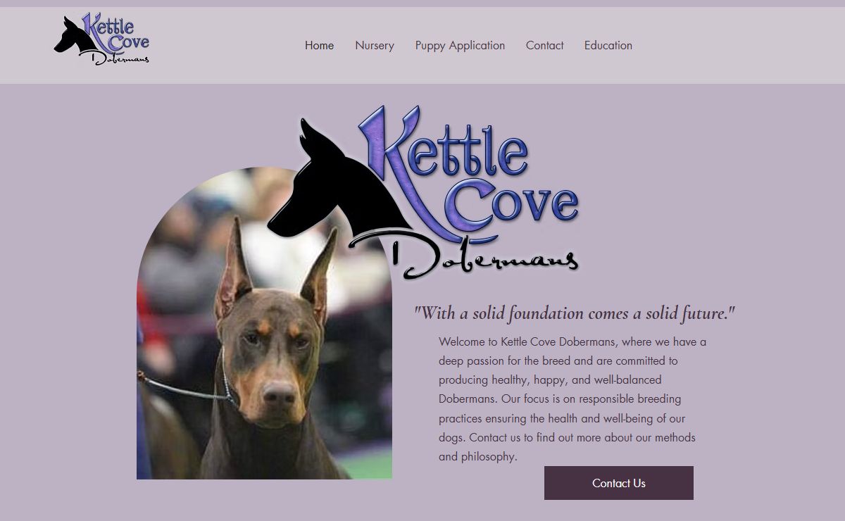 Home | Kettle Cove Dobes