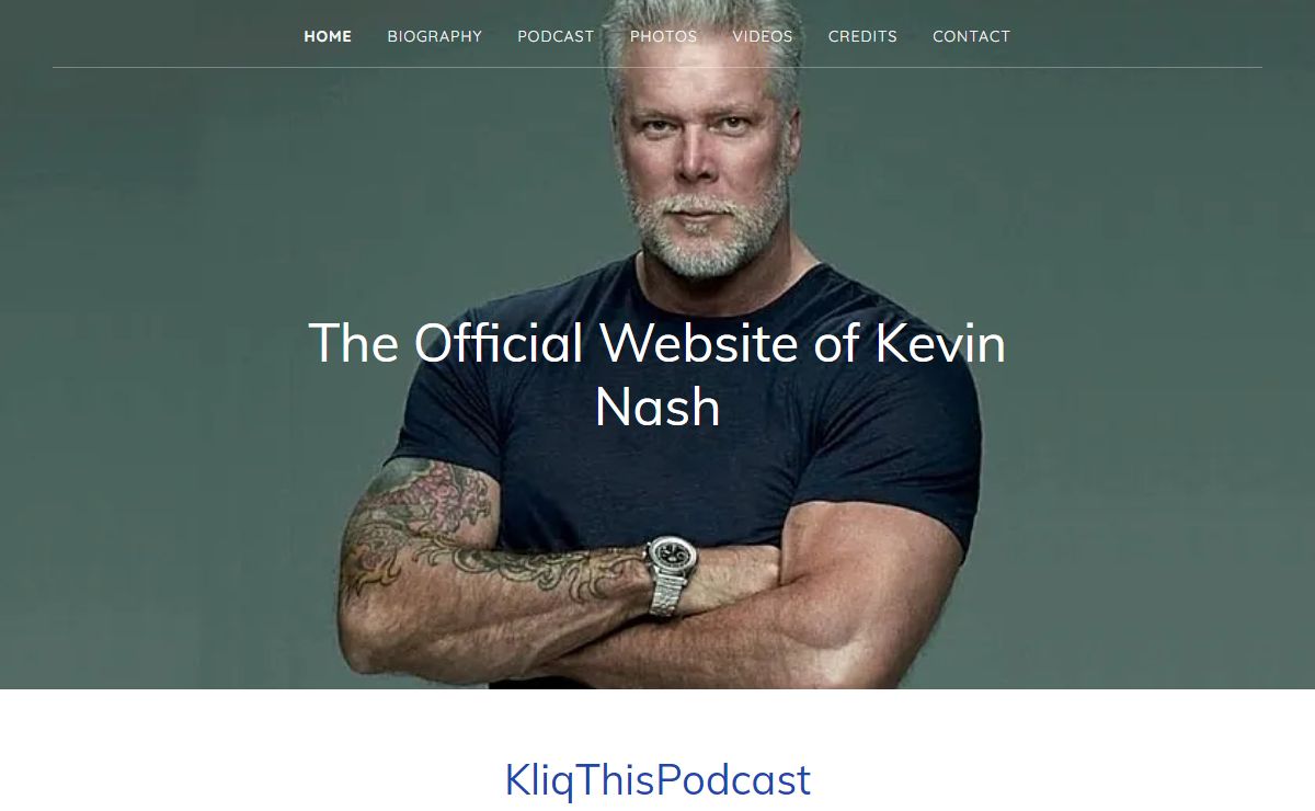 The Official Website of Kevin Nash
