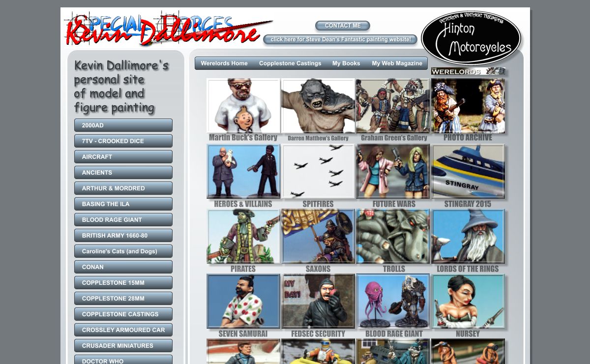 kevin's web. Kevin Dallimore's personal site of model and figure painting
