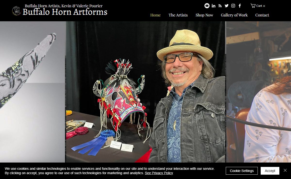 Kevin Pourier | Buffalo Horn Jewelry | Native American Jewelry Artist