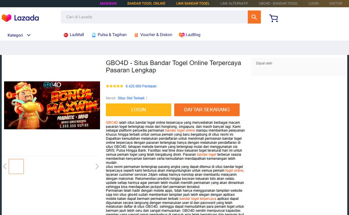 GBO4D - Situs Bandar Togel Online Terpercaya Pasaran Lengkap