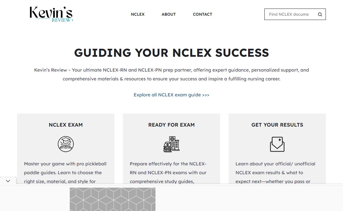Kevin's Review - NCLEX Success Strategies & Insights