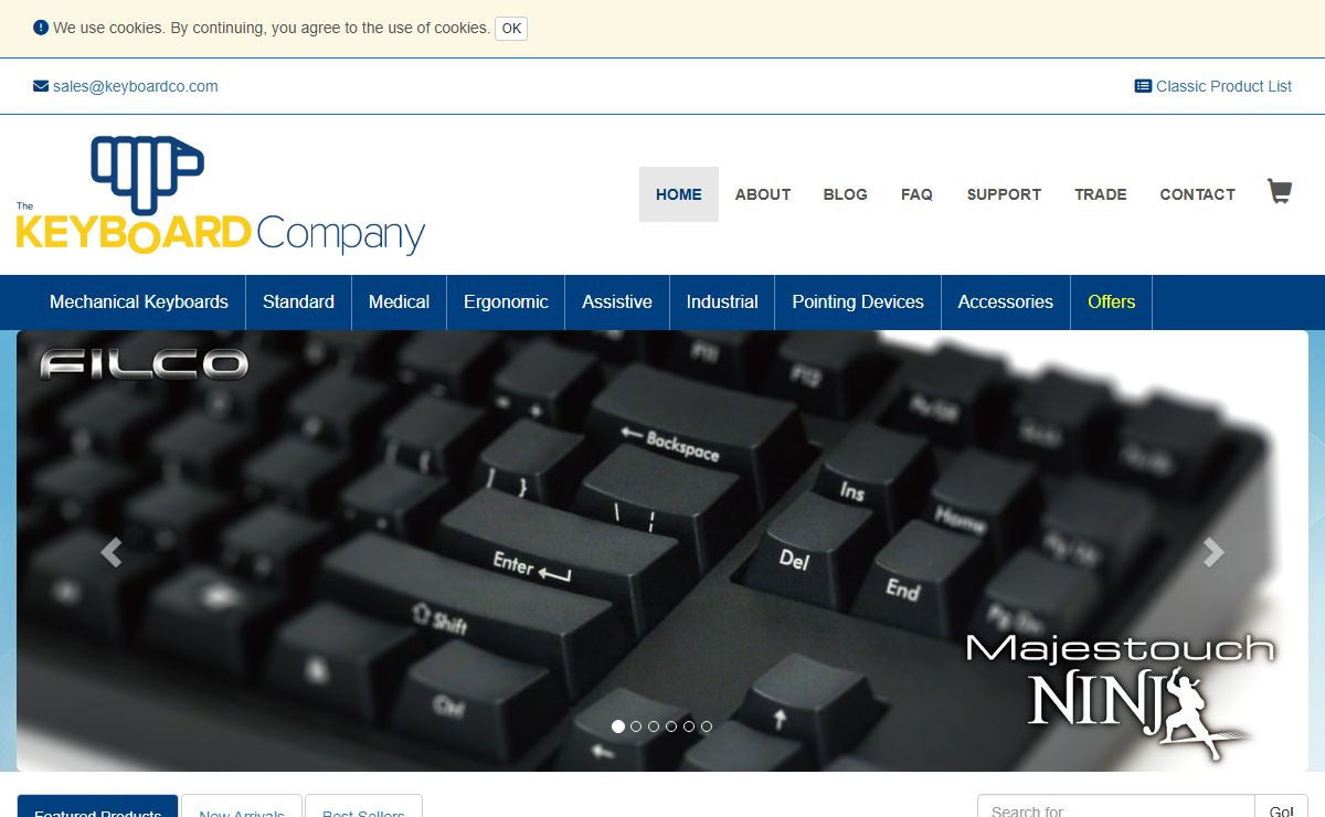 The Keyboard Company | Keyboards & Mice Sales Distribution