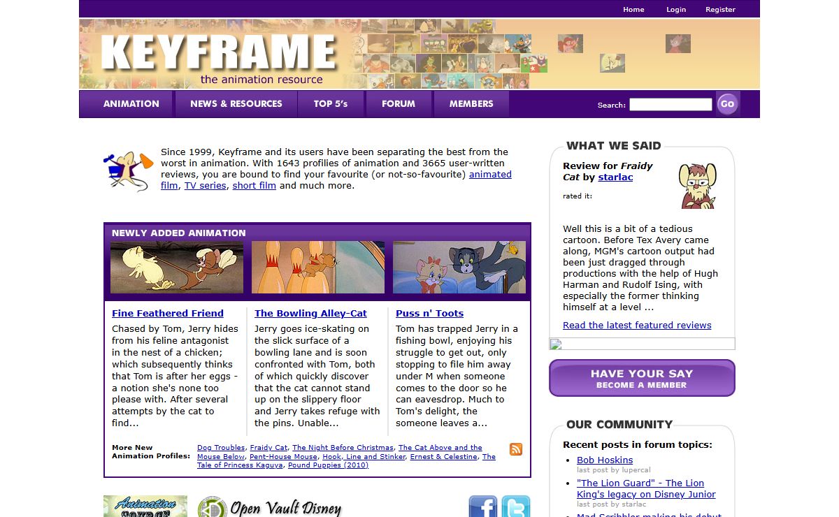 Keyframe :: Find animation worth watching
