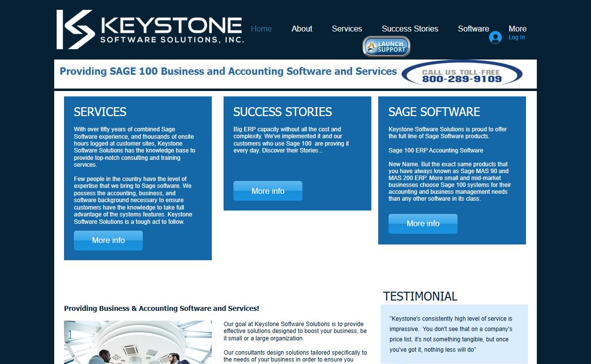 Sage 100 Support | Keystone Software Solutions, Inc.