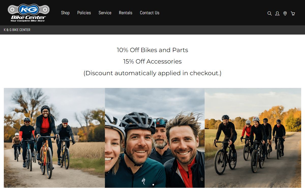 Bike Shop | K&G Bike Center | Your Complete Bike Store