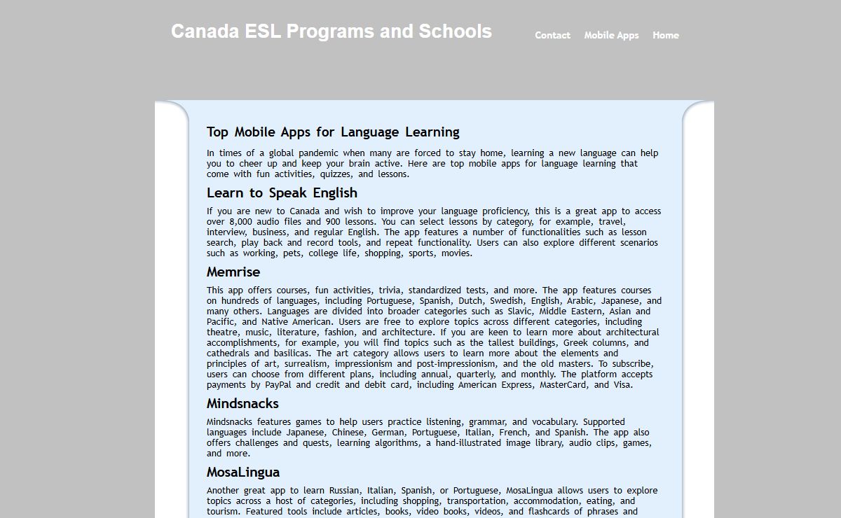 KGIC - Canada ESL Programs