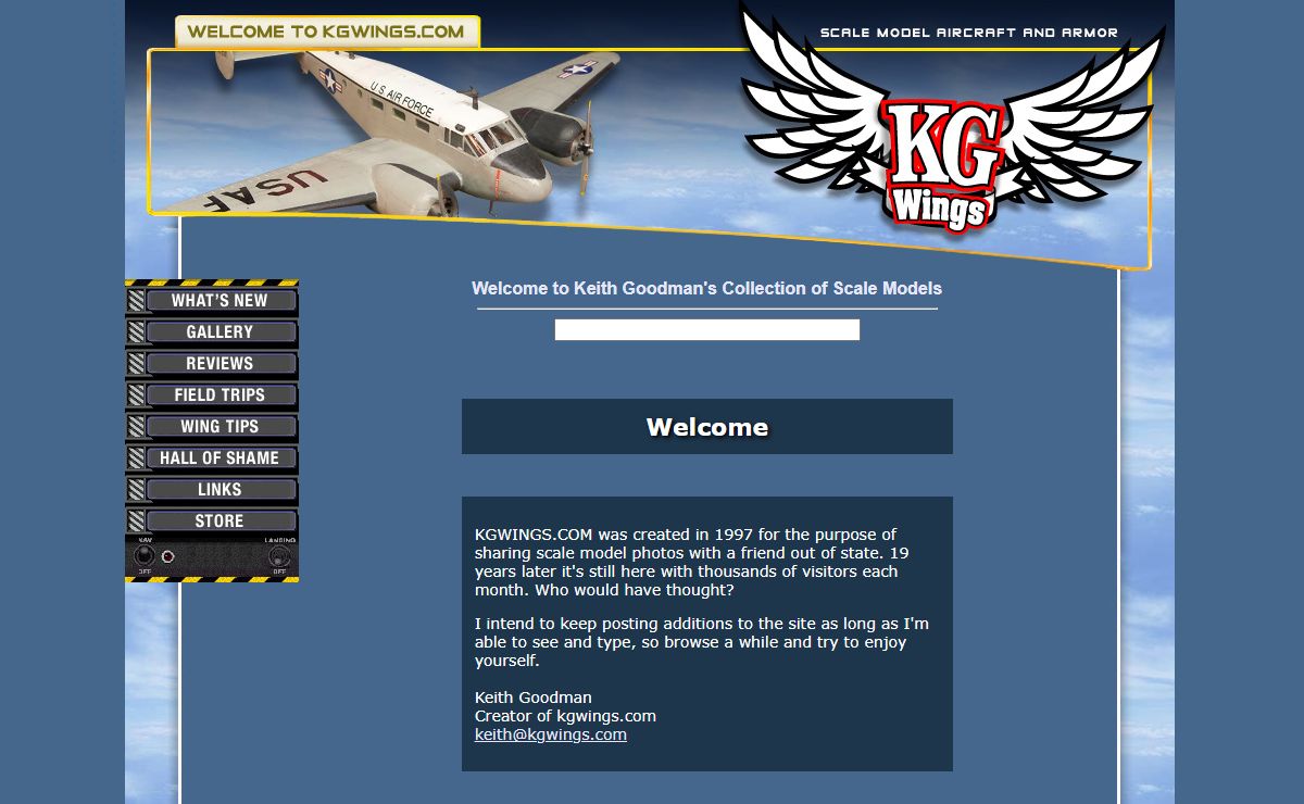 KG Wings - Plastic Scale Model Aircraft, Armor and More