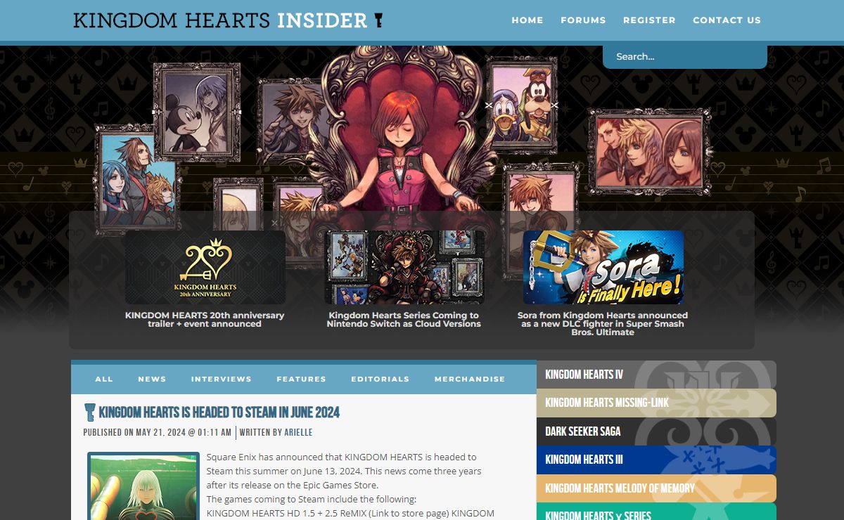 Kingdom Hearts Insider