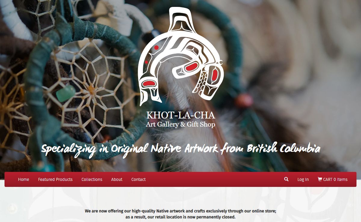 Khot-La-Cha Art Gallery & Gift Shop • Authentic Native and Northwest Coast Art, Clothing, Gift Ware and More
