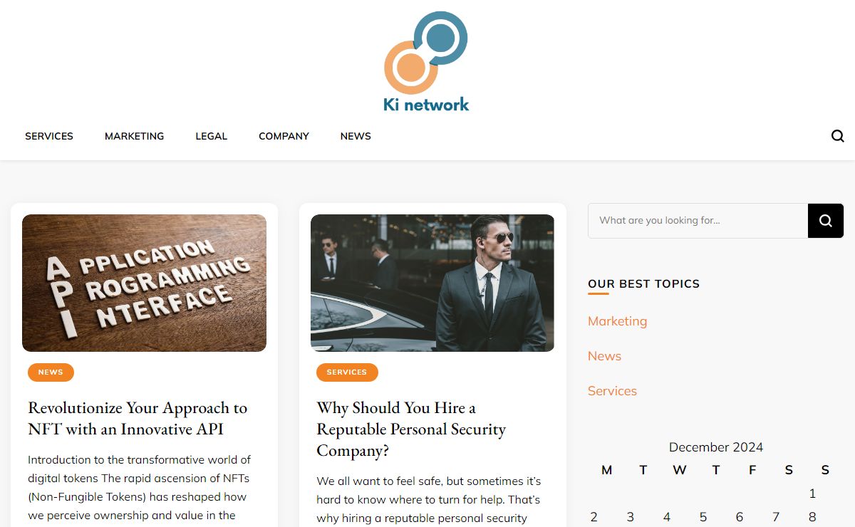 Ki network Improve the way you work