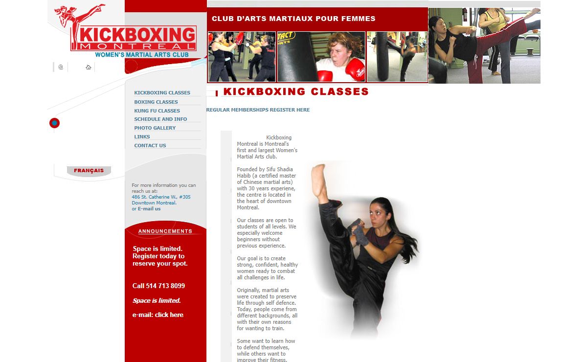 KICKBOXING MONTREAL - Montreal's Women's Martial Arts Club - Downtown