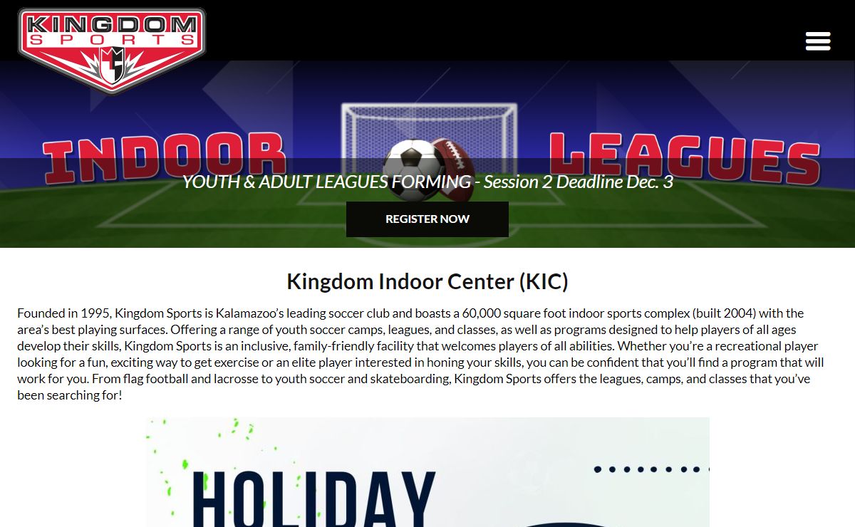 Kingdom Sports | Youth Soccer Club & Youth Soccer Camps