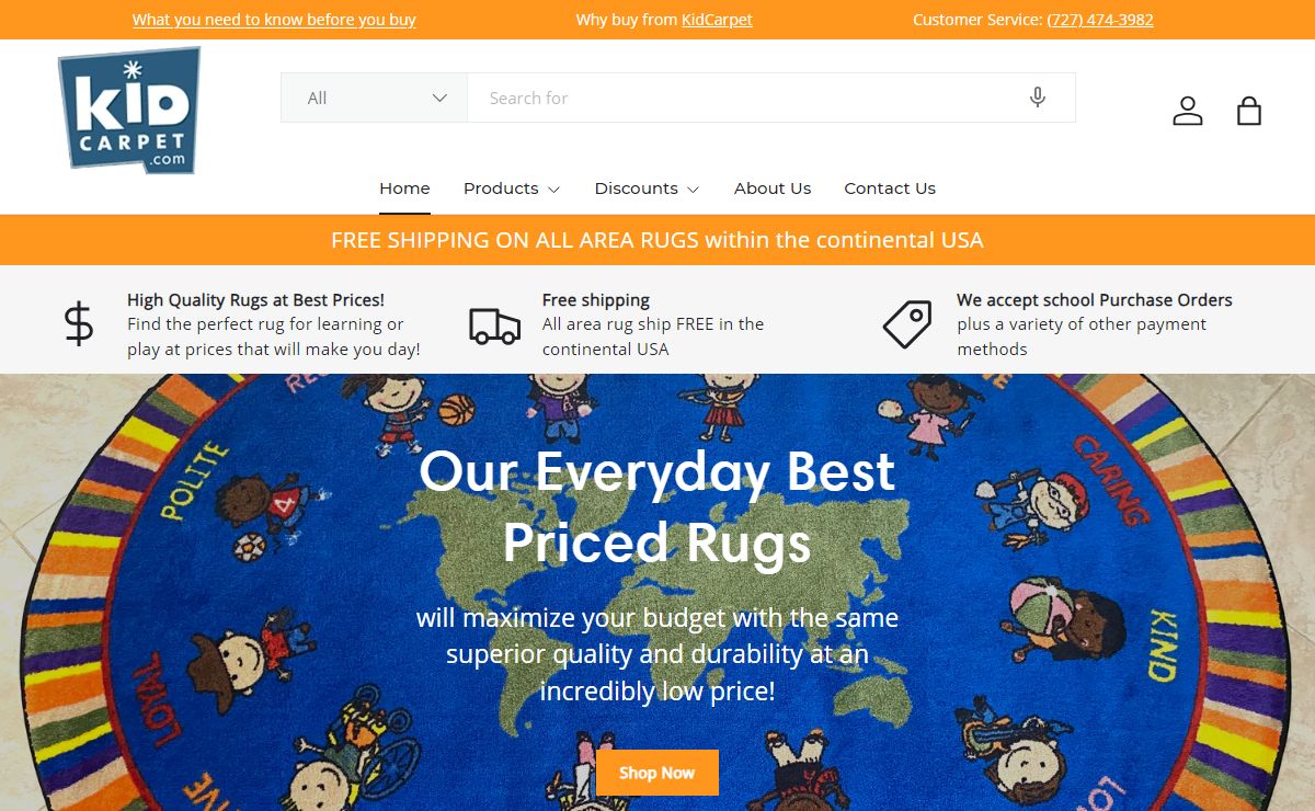 Factory Direct Classroom Rugs and Children's Rugs. High Quality – KidCarpet.com