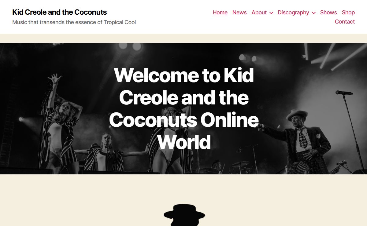 Kid Creole and The Coconuts - Welcome to our Website