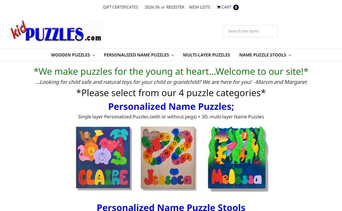 Personalized Name puzzles