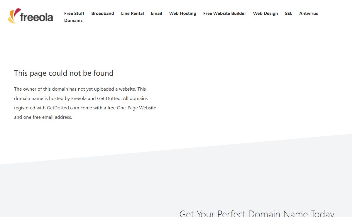 - Web site hosted by Freeola.com