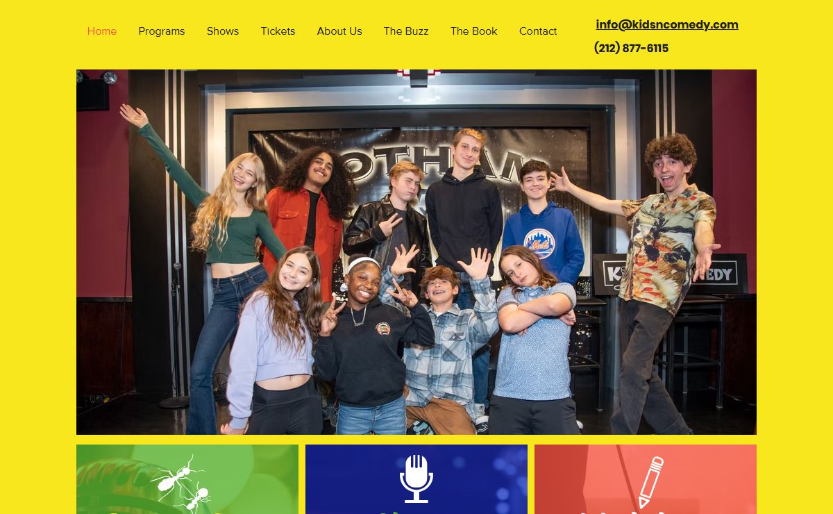 Comedy Classes and Camp | Kidsncomedy | New York
