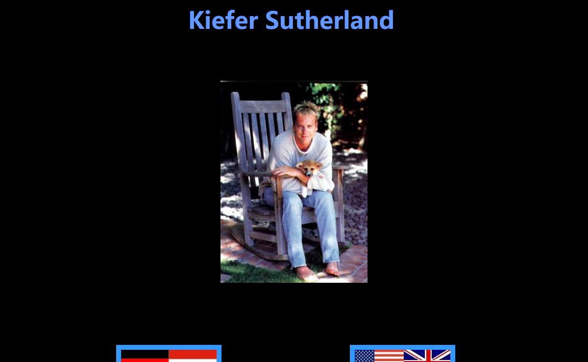 Kiefer Sutherland Fanpage