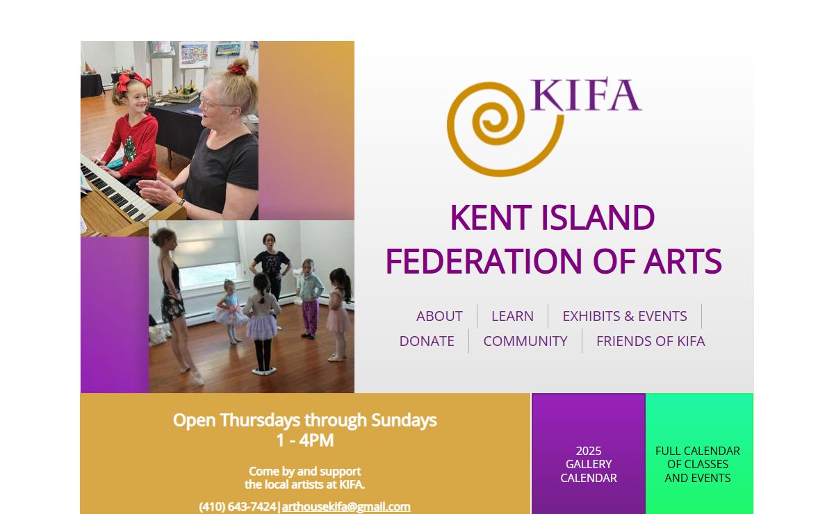 Kent Island Federation of Arts - Art Federation, Art Gallery