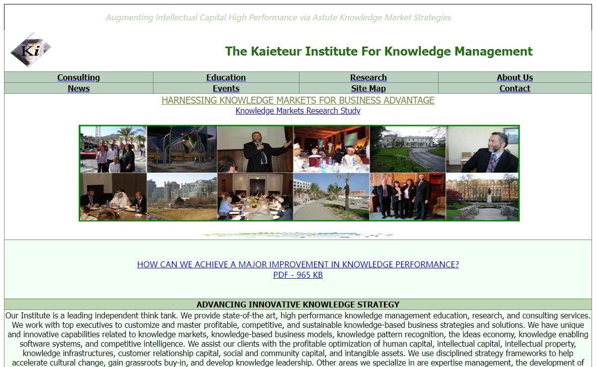 The Kaieteur Institute For Knowledge Management