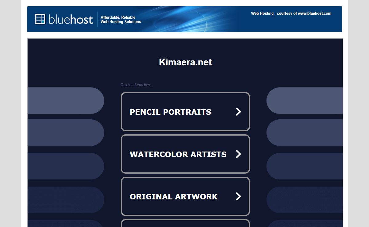 Welcome kimaera.net - BlueHost.com