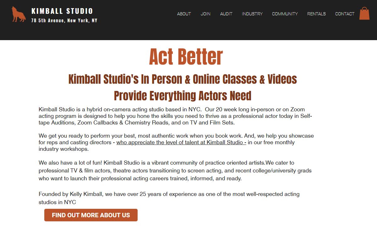 Kimball Studio | acting schools nyc | 78 5th Ave, New York, NY, USA