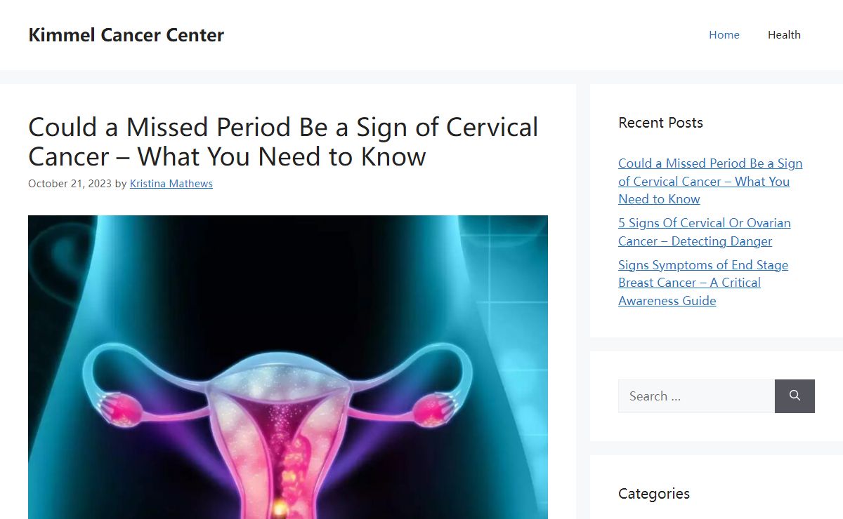 Kimmel Cancer Center - Empowering Cancer Awareness