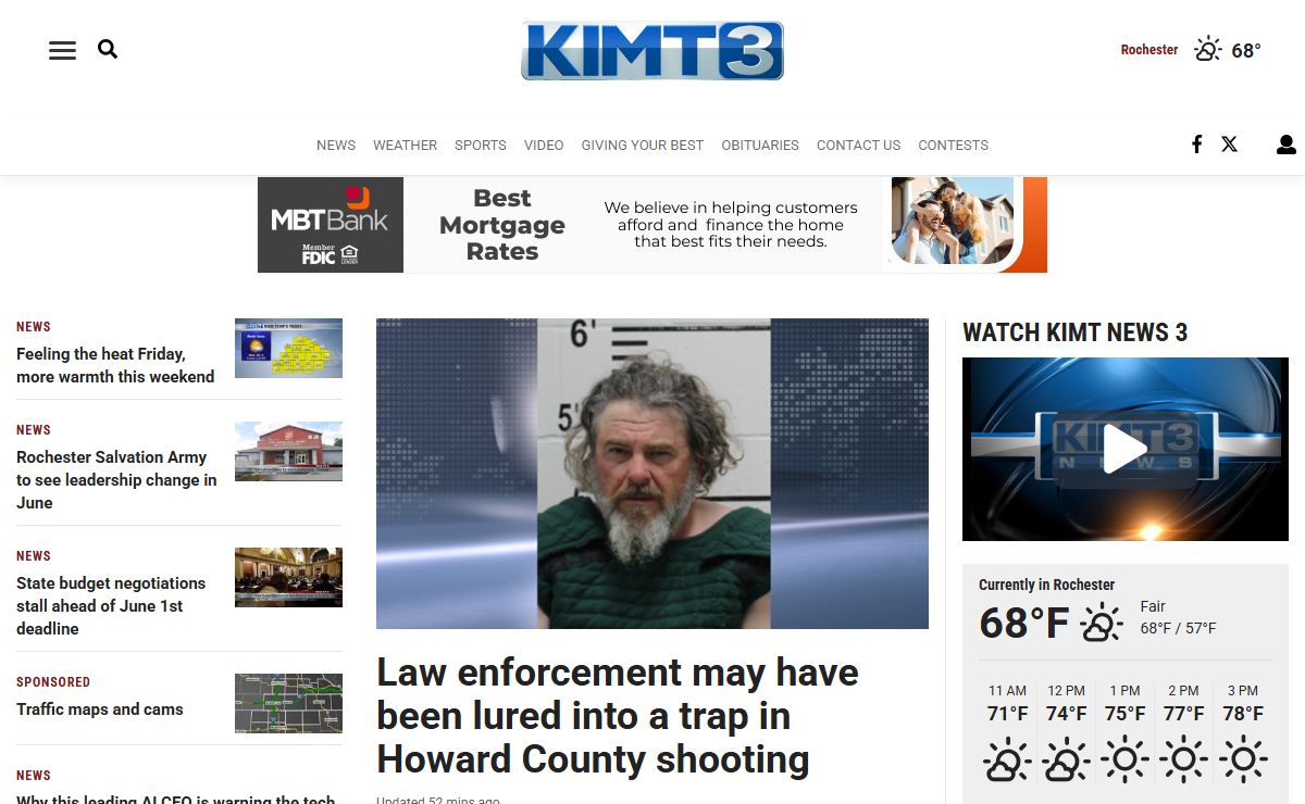 KIMT News 3 | Mason City, Rochester News & Weather | We've Got You Covered